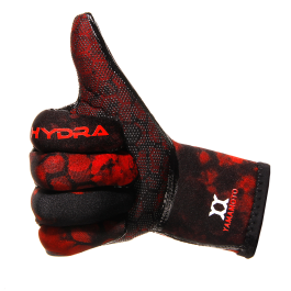 RED CAMO GLOVES