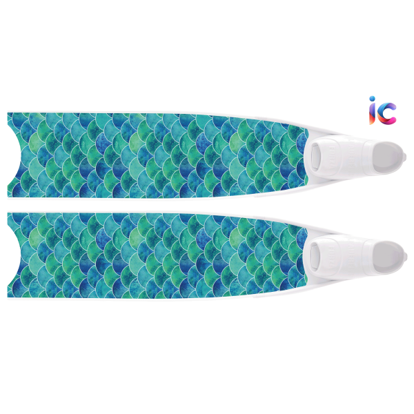 Mermaid Bright Blue Bi-Fins 2023-IC-02-Mermaid-Bright-Blue-fins €140.00