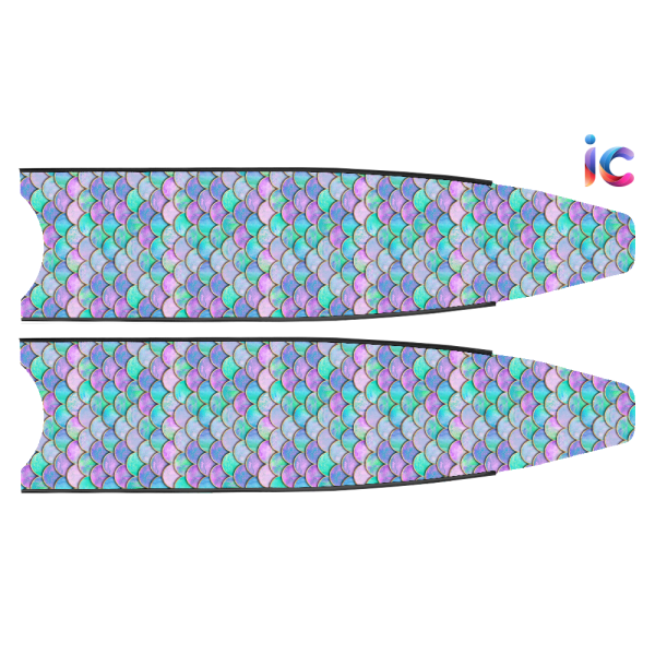 Mermaid Purple Golden Blades 2023-IC-08-Mermaid-Purple-Golden-blades €100.00