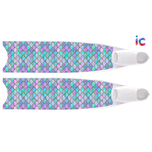 Mermaid Purple Golden Bi-Fins 2023-IC-08-Mermaid-Purple-Golden Fins €140.00