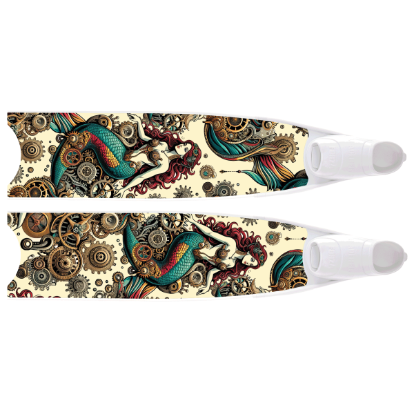 Limited Edition Steampunk Mermaid Bi-Fins