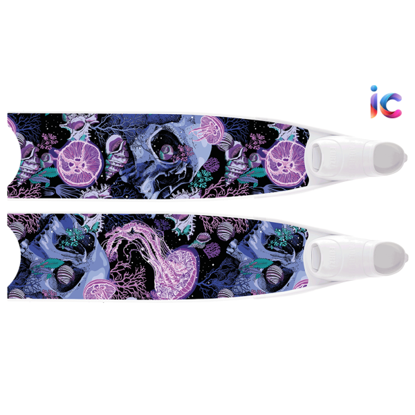 Mermaid Purple Golden Bi-Fins 2023-IC-08-Mermaid-Purple-Golden Fins €140.00