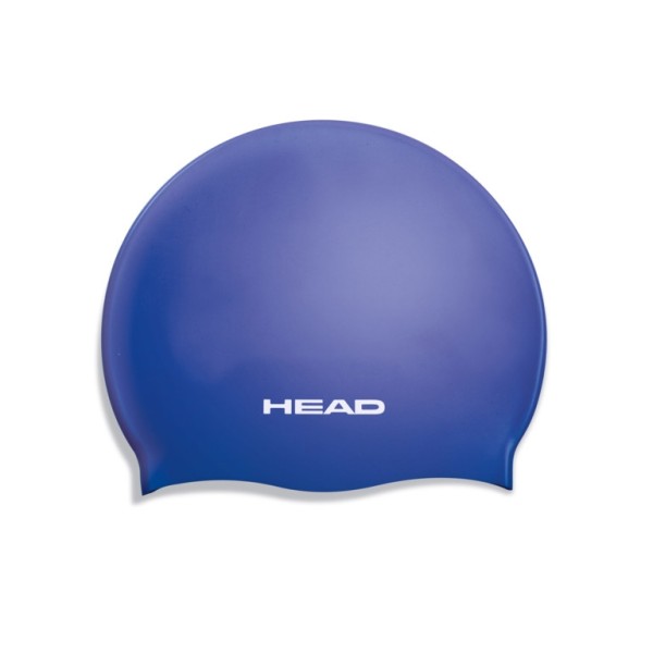 Head Cap SILICONE FLAT JR. Blue
