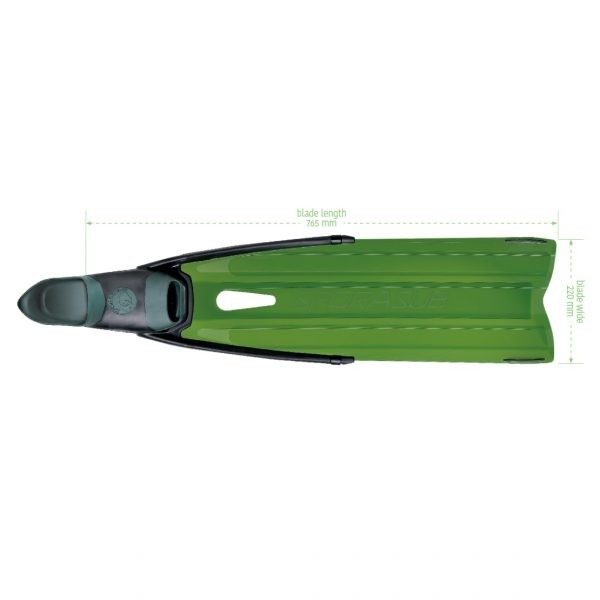 Spitfire Kelp fins pair transparent green blade size 47/48 SPFI050G47 €76.00