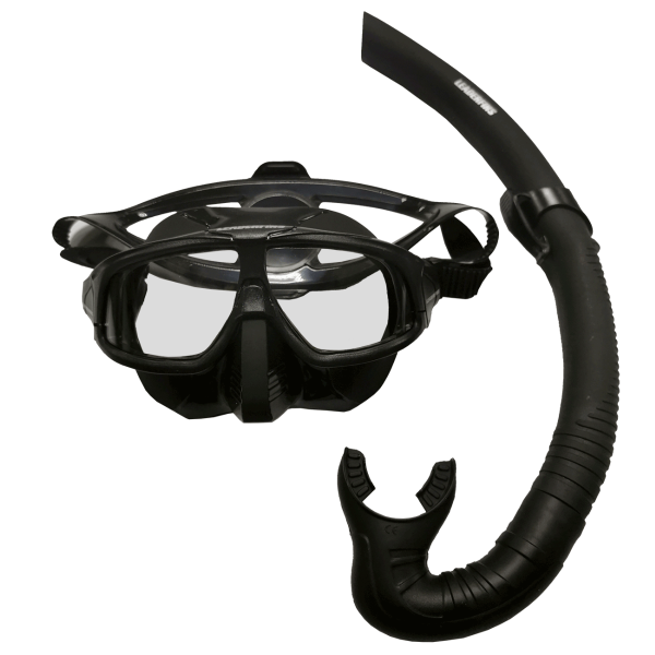 Freediving Snorkel and Mask set Black fr-set-black €20.00