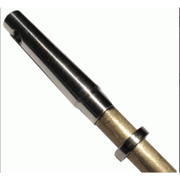 STC' shaft tail ( Aisi316 steel) and ring (titanium)  6,5mm traditional shaft CR02/65 €9.53
