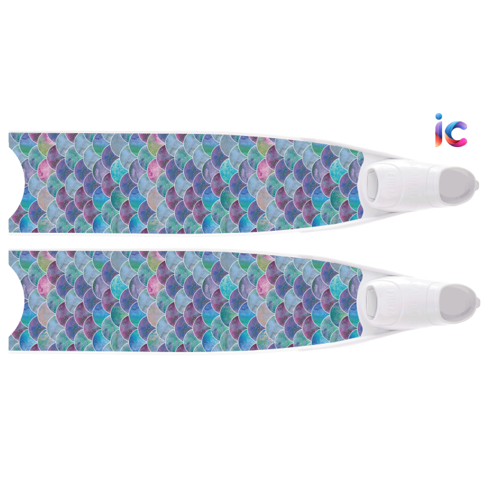 ICT Mermaid Waves Purple Bi-Fins