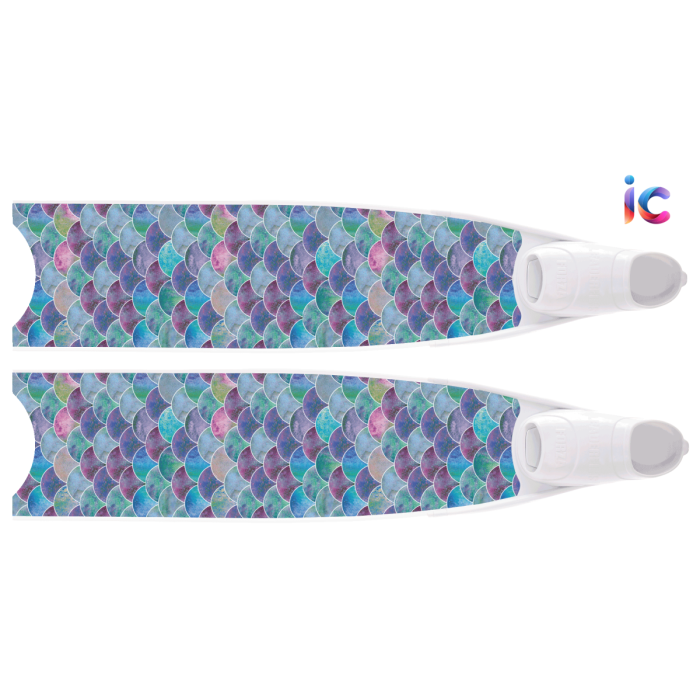 ICT Mermaid Waves Purple Bi-Fins