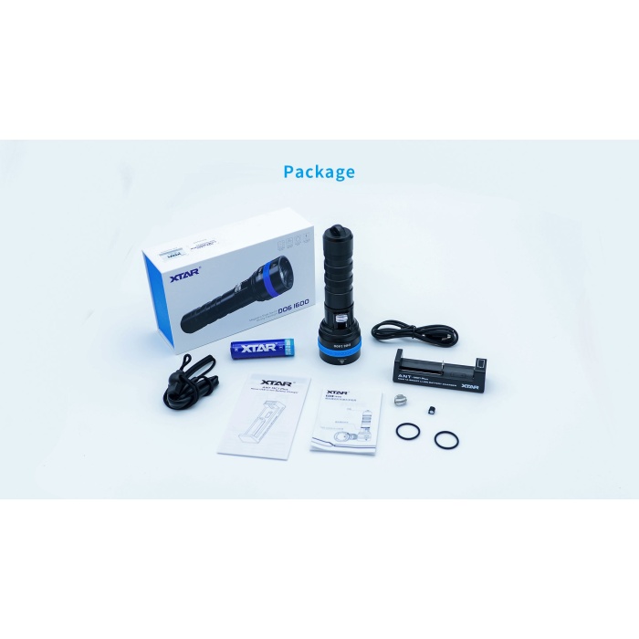 XTAR D06 1600 lumen Dive Light