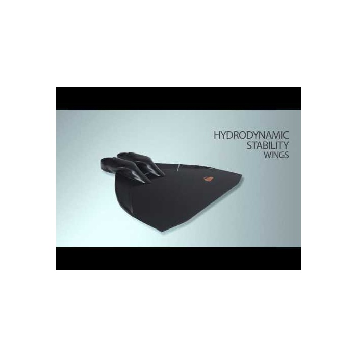 Hyper Carbon Monofin with Neoprene Socks