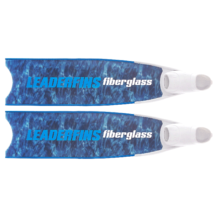 Blue Camo Bi-Fins
