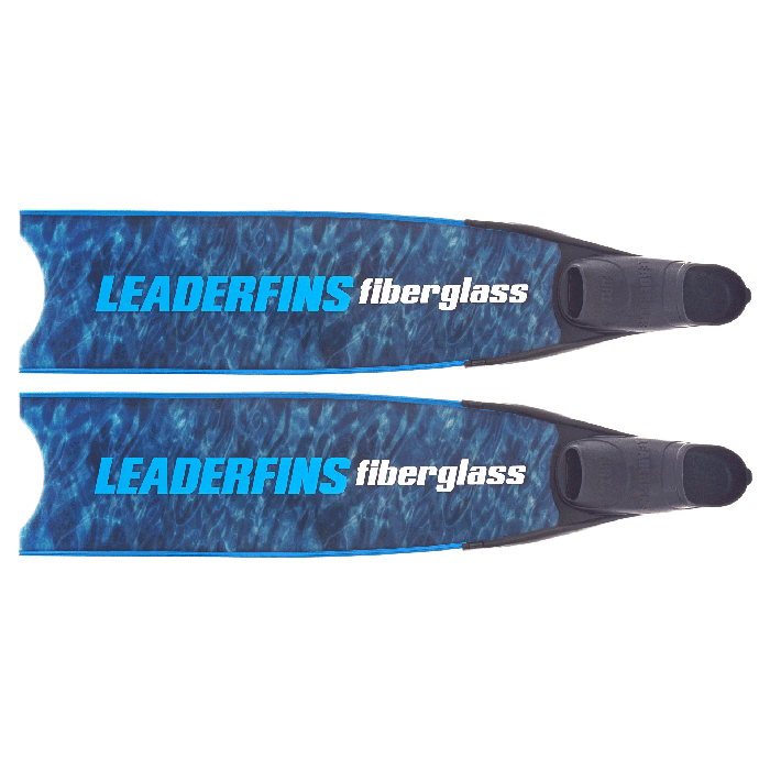 Blue Camo Bi-Fins