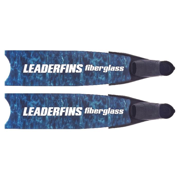 Blue Camo Bi-Fins