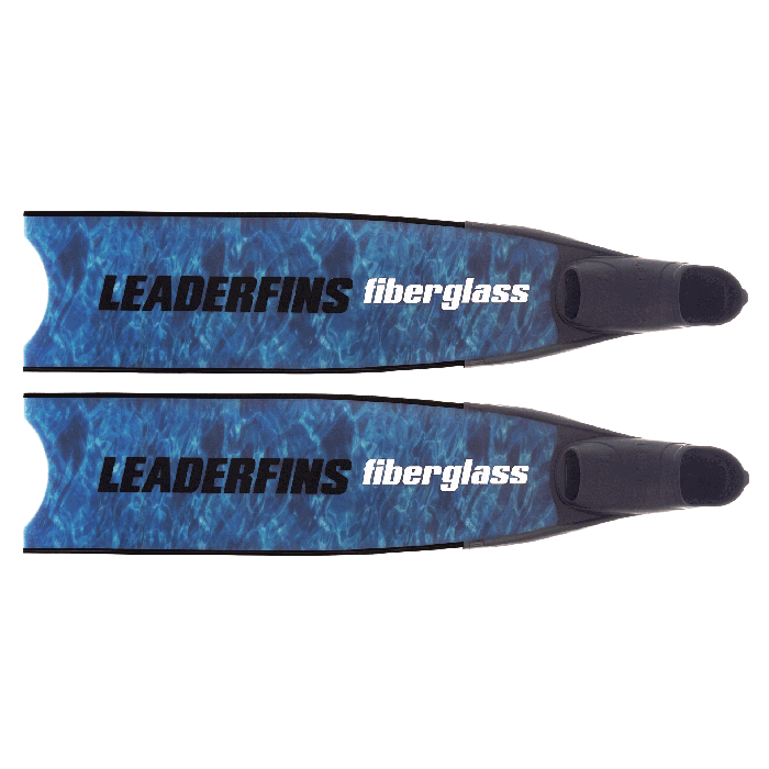 Blue Camo Bi-Fins