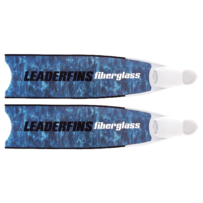 Blue Camo Bi-Fins