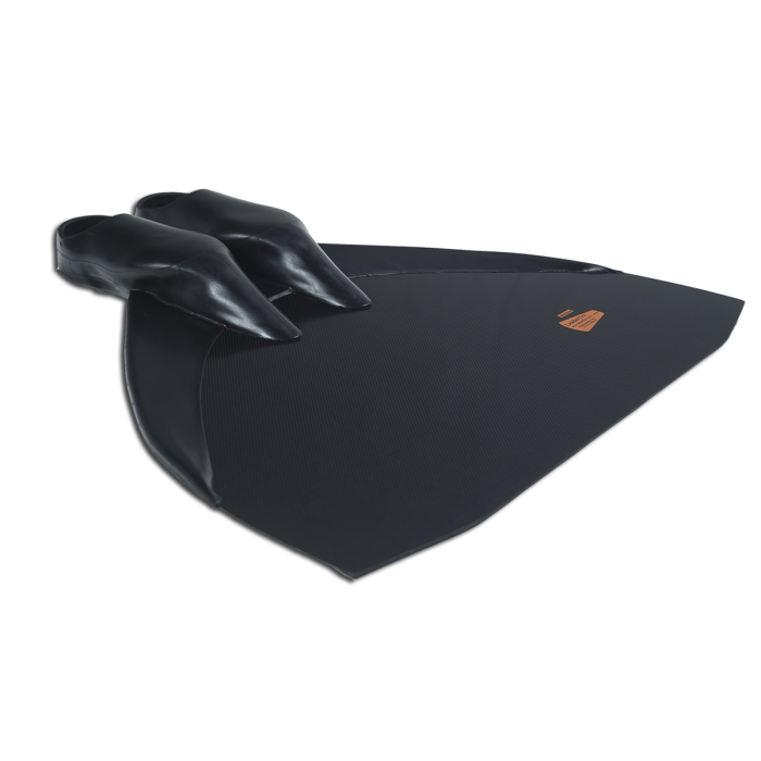 Hyper Carbon Monofin with Neoprene Socks