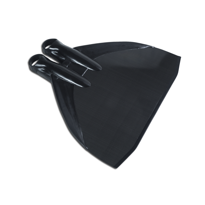 Hyper Carbon Monofin with Neoprene Socks
