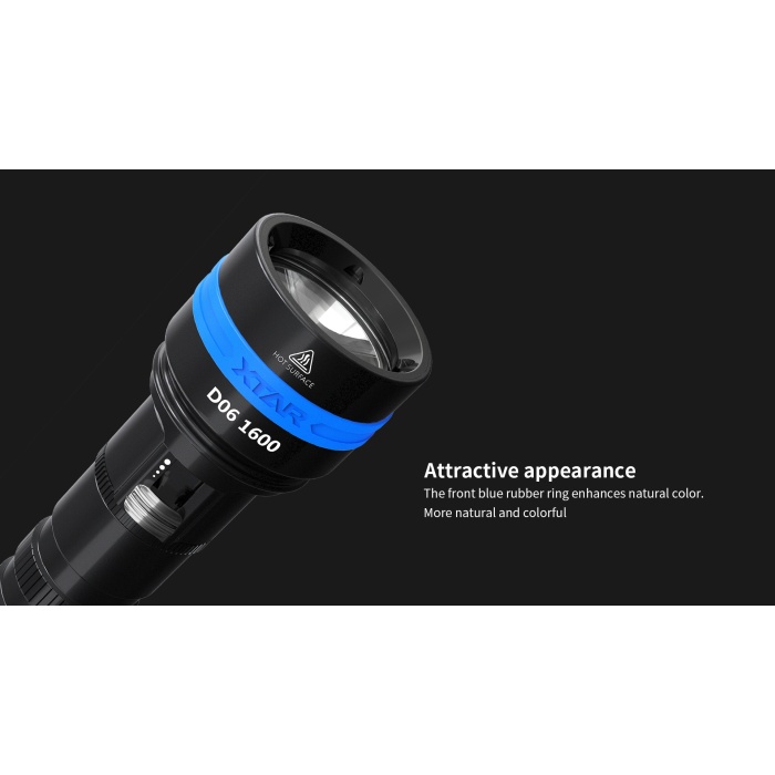 XTAR D06 1600 lumen Dive Light