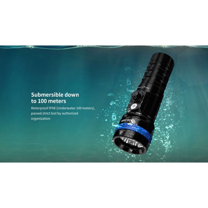 XTAR D26 1600 Diving Flashlight