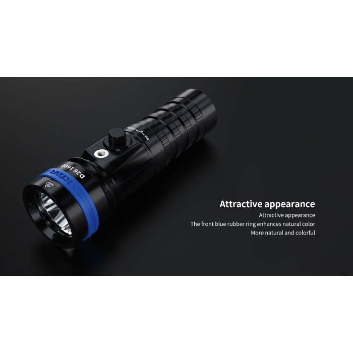 XTAR D26 1600 Diving Flashlight