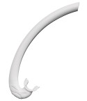 C4 Mistral White snorkel 0SNC4MIW €17.00