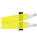 Limited Edition Semitransparent - Yellow Colour Bi-Fins 2020-YELLOW-COLOUR-TRANSPARENT-15 €155.00