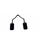 Tahitian Shell Set, Plastic, Threaded, 4 mm Diameter Stem