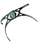 LIBERA SILICONE STRAP WITH INSERT S/BL BLACK/GREEN LIME