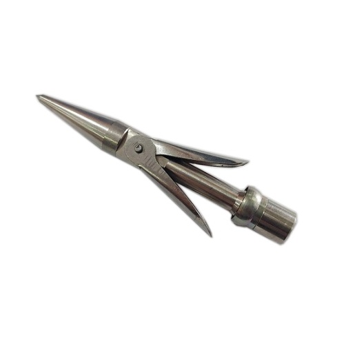 Double barbe INOX RONDE / double barb S.S. round  -