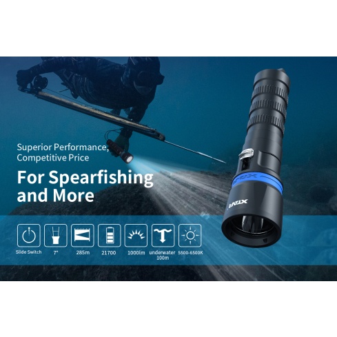 XTAR DS1 1000 lumen Dive Light