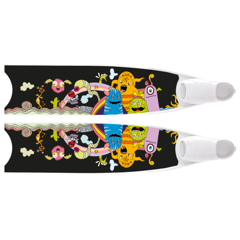 Limited Edition Ugly Toys Bi-Fins 2020-01-UGLYTOYS-VIVID-FINS €185.00