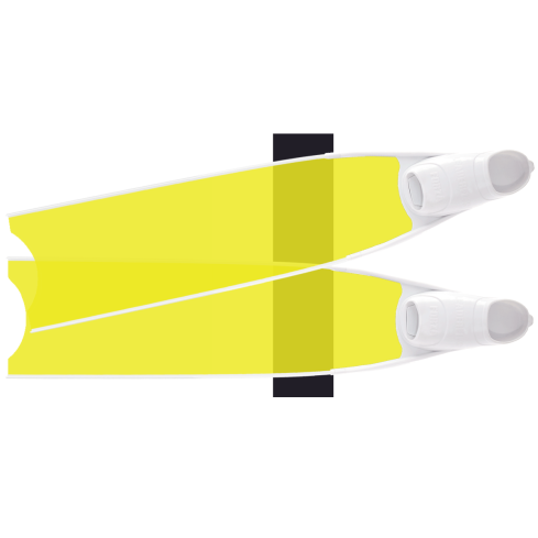 Limited Edition Semitransparent - Yellow Colour Bi-Fins 2020-YELLOW-COLOUR-TRANSPARENT-15 €155.00