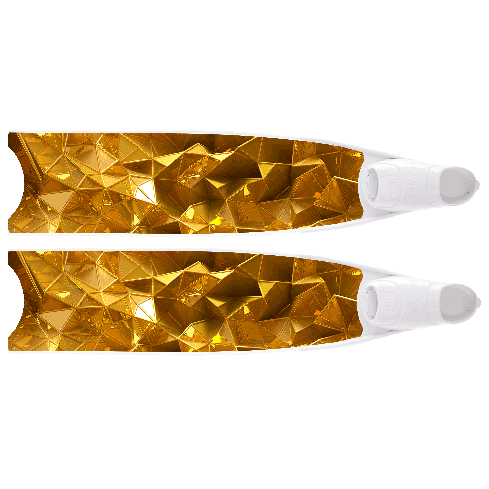 Limited Edition Gold Bi-Fins 2018-08-GOLD-VIVID-FINS €185.00
