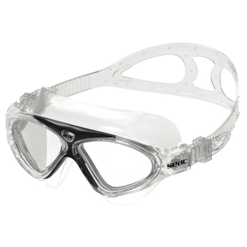 GOGGLES AQUATECH TRANSP/BLACK